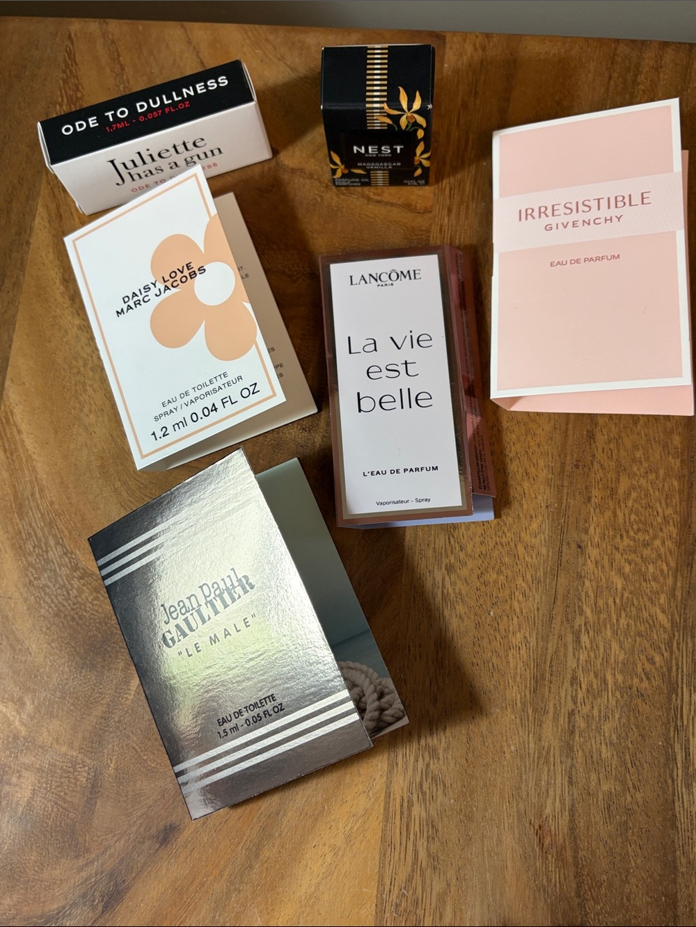 Assortment of Perfume Fragrances